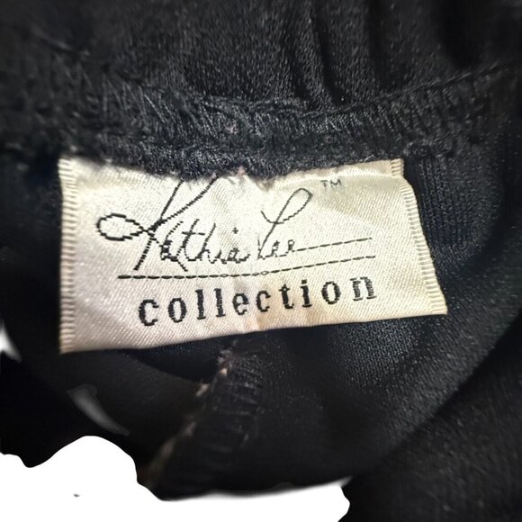 Kathy Lee Collection Black Polyester Pants SZ Large Vintage Career - Picture 7 of 7